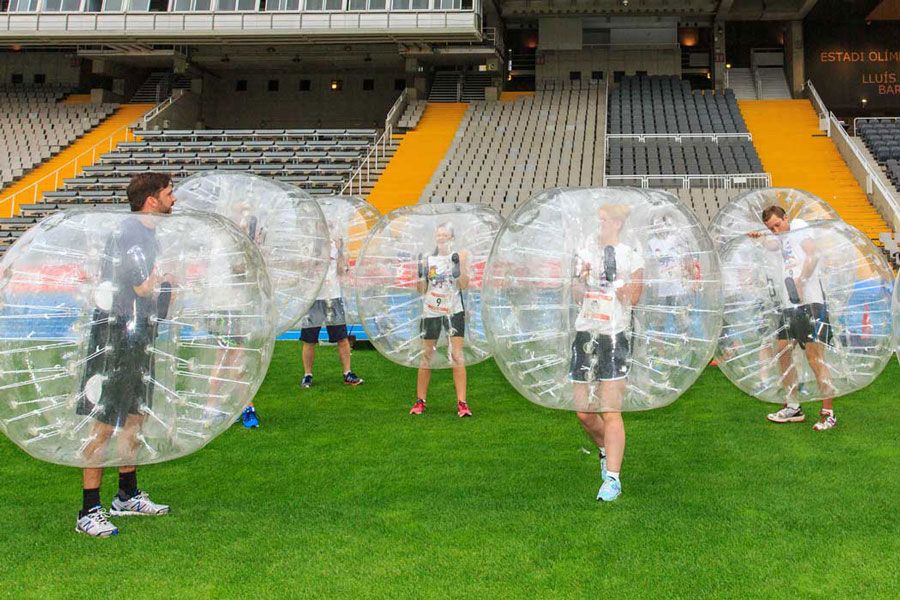 Bubble football Madrid